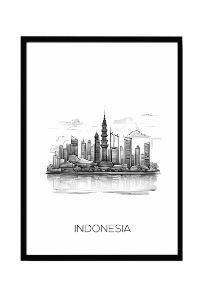 World City Skylines Wall Art