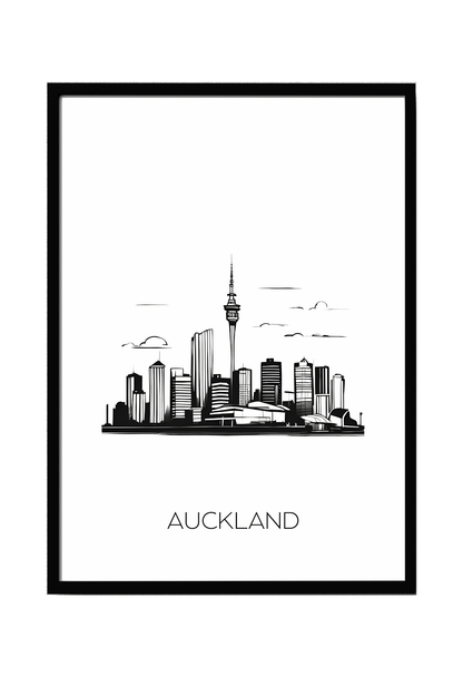 World City Skylines Wall Art