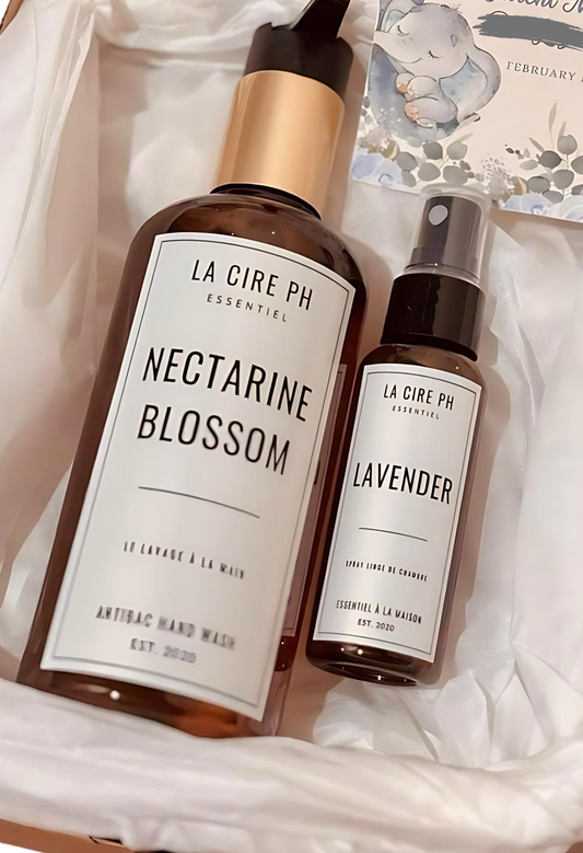 Nectarine Blossom Hand Wash and Lavender Room Spray and Set