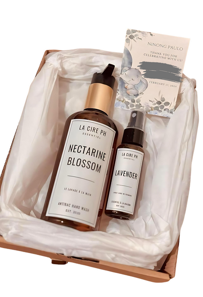 Nectarine Blossom Hand Wash and Lavender Room Spray and Set