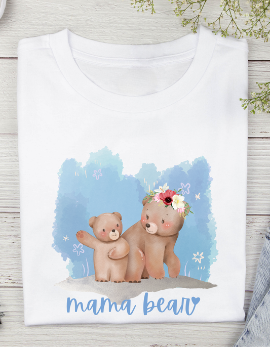 Family T-Shirt Set with Bear Designs