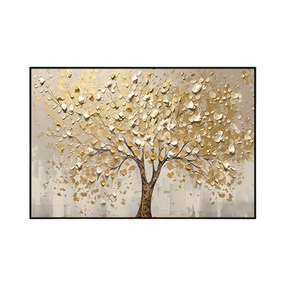 CP178 Gold Tree Print Wall Decor