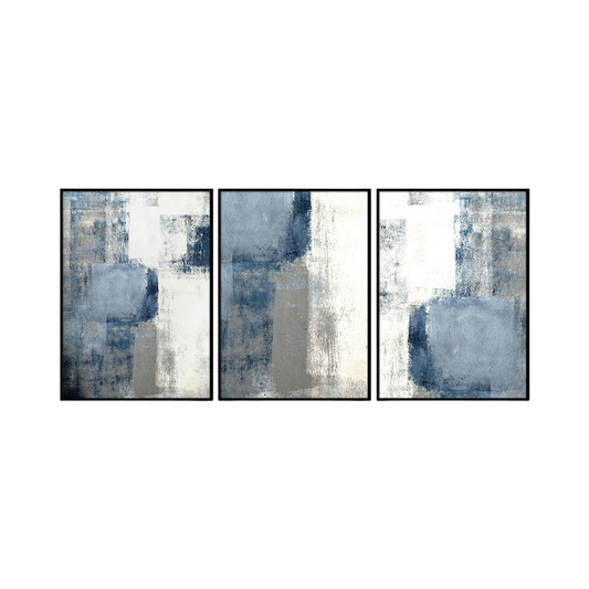 CP187 Blue Abstract Canvas Prints Wall Decor