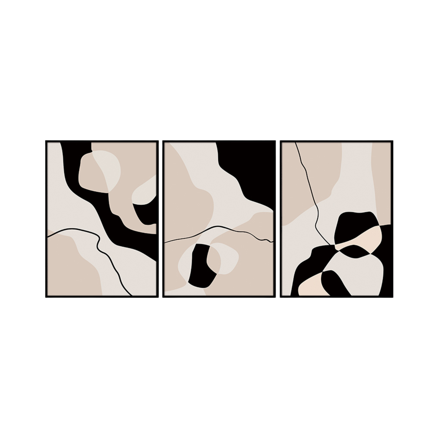 CP189 Neutral Abstract Canvas Prints Wall Decor