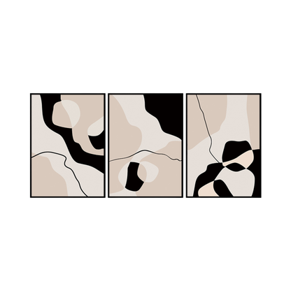 CP189 Neutral Abstract Canvas Prints Wall Decor