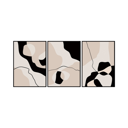 CP189 Neutral Abstract Canvas Prints Wall Decor