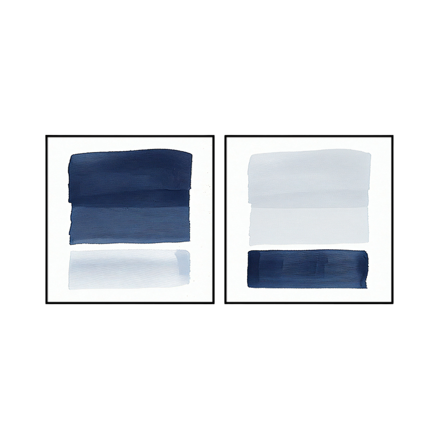 CP193 Blue Abstract Design Canvas Prints Wall Decor