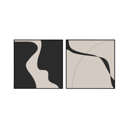 CP191 Neutral Abstract Design Canvas Prints Wall Decor