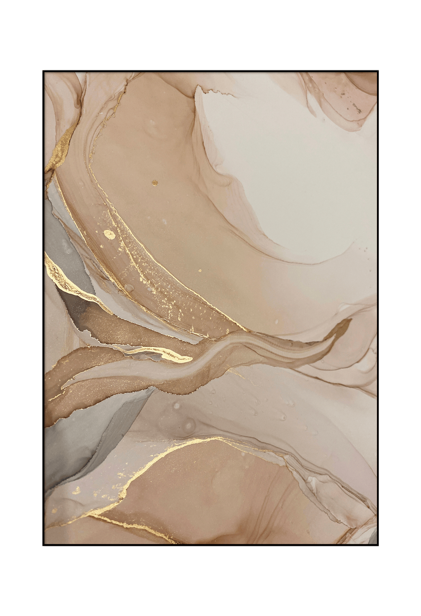 CP140 Marble-Pattern Canvas Prints Wall Decor