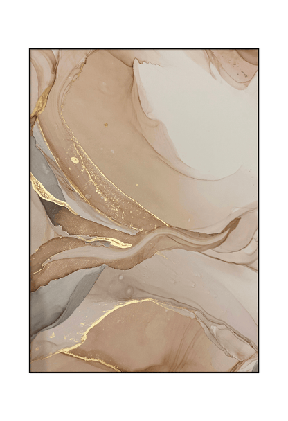CP140 Marble-Pattern Canvas Prints Wall Decor