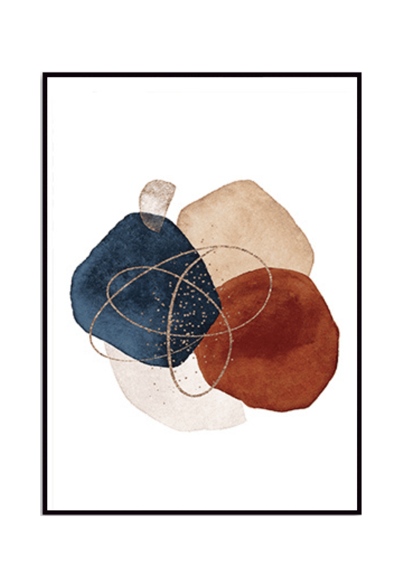 CP017 Nordic Abstract Pattern Canvas Prints Wall Decor