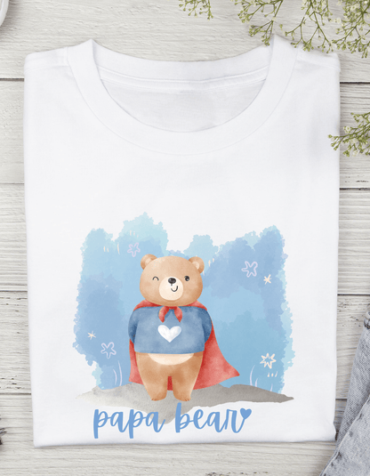 Family T-Shirt Set with Bear Designs