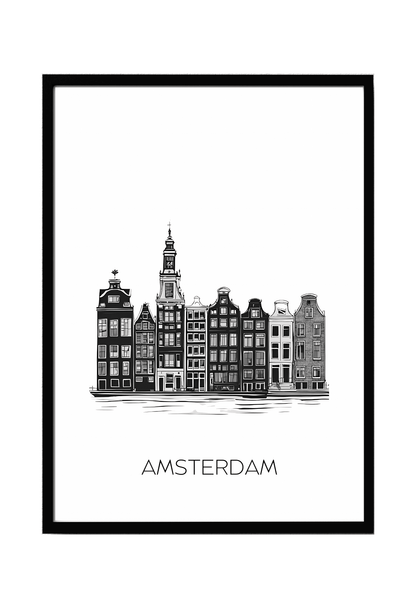 World City Skylines Wall Art