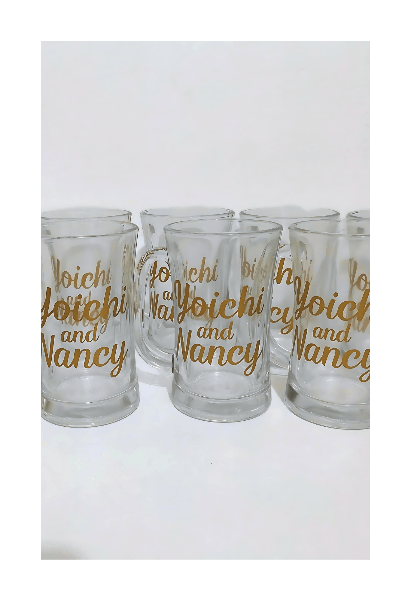 Personalized Clear Glass Mug (320ml)