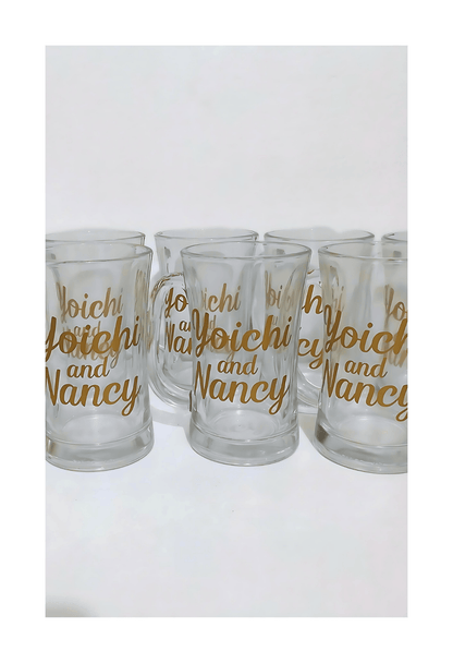 Personalized Clear Glass Mug (320ml)