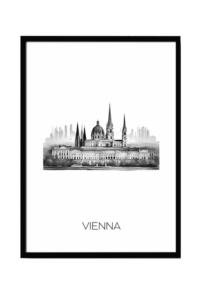 World City Skylines Wall Art