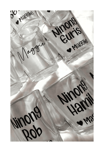 Personalized Clear Glass Mug (320ml)