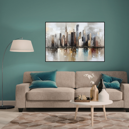CP173 Cityscape Print Wall Decor