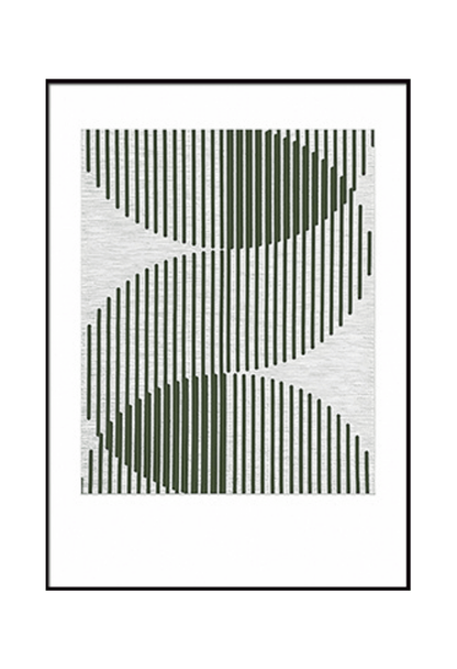 CP010 Modern Abstract Green Pattern Canvas Prints Wall Decor