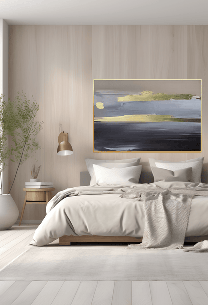 CP095 Neutral Abstract Canvas Print Wall Decor