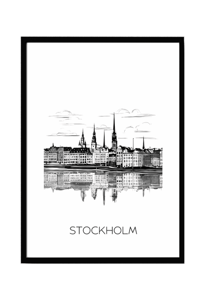 World City Skylines Wall Art