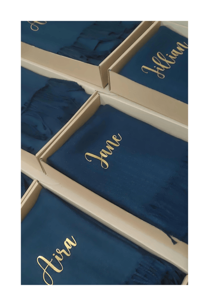 Personalized Cashmere Shawl