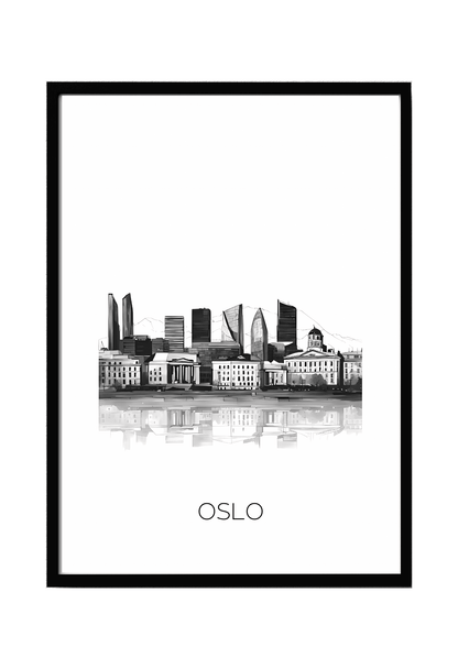 World City Skylines Wall Art