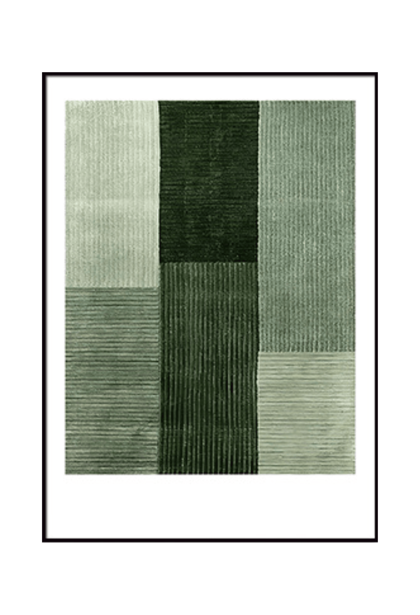 CP010 Modern Abstract Green Pattern Canvas Prints Wall Decor