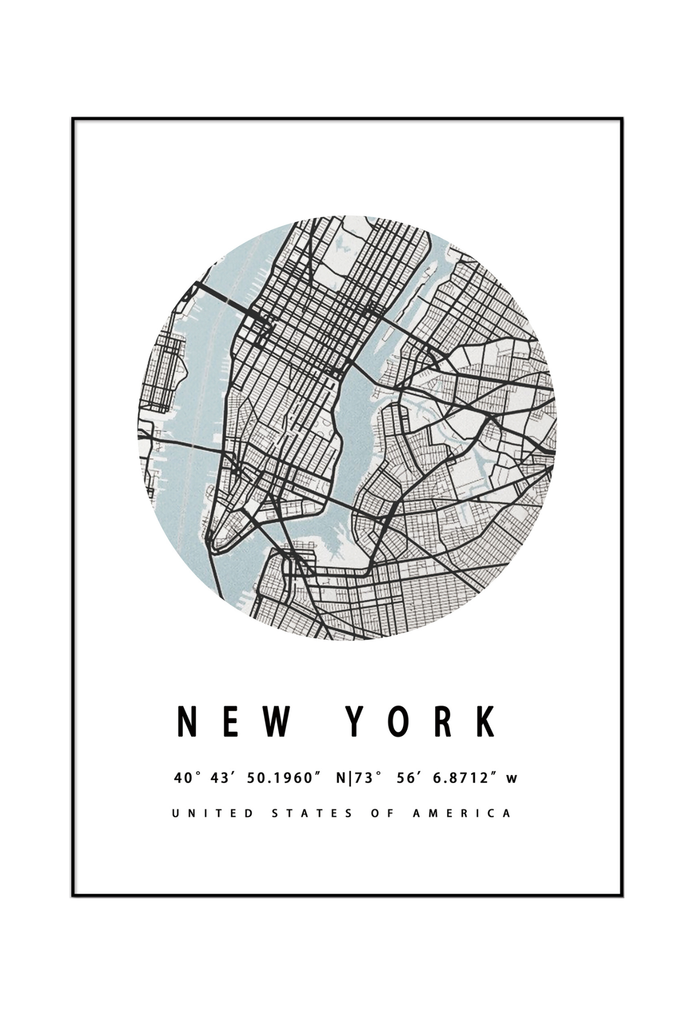 CP143 City Map Canvas Prints Wall Decor: New York, London, and Paris