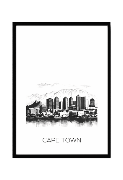 World City Skylines Wall Art