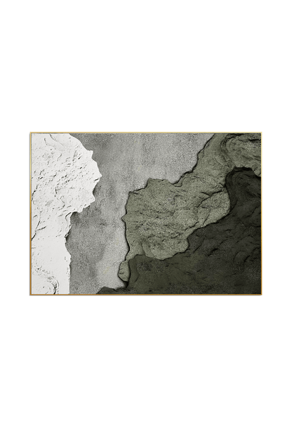 CP146 Green Abstract Canvas Print Wall Decor