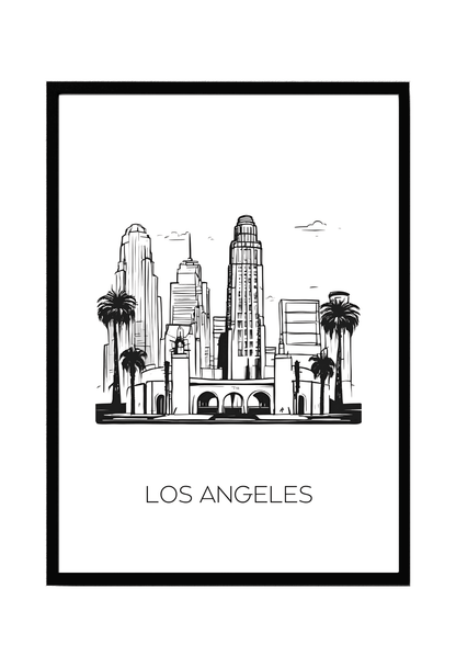 World City Skylines Wall Art