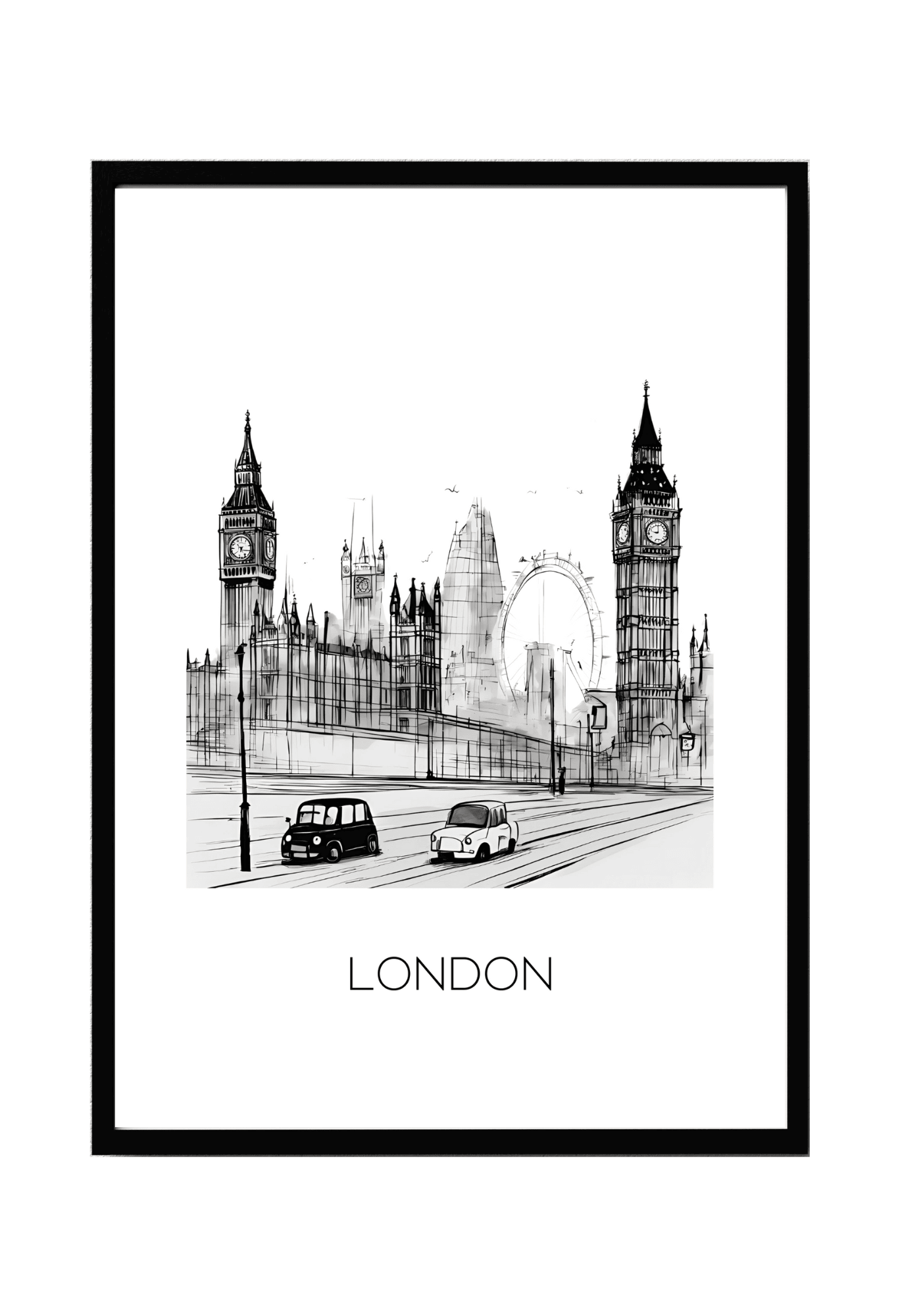 World City Skylines Wall Art