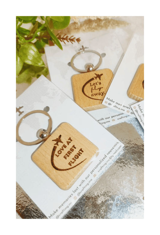 Personalized Wooden Key Chain