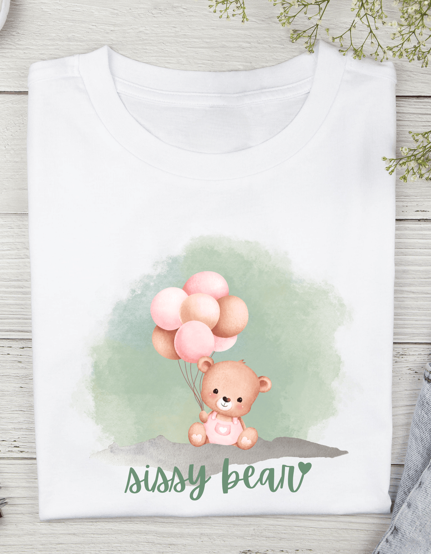 Family T-Shirt Set with Bear Designs