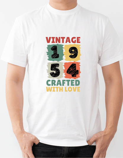 Personalized Birthday Commemorative T-Shirt for Men