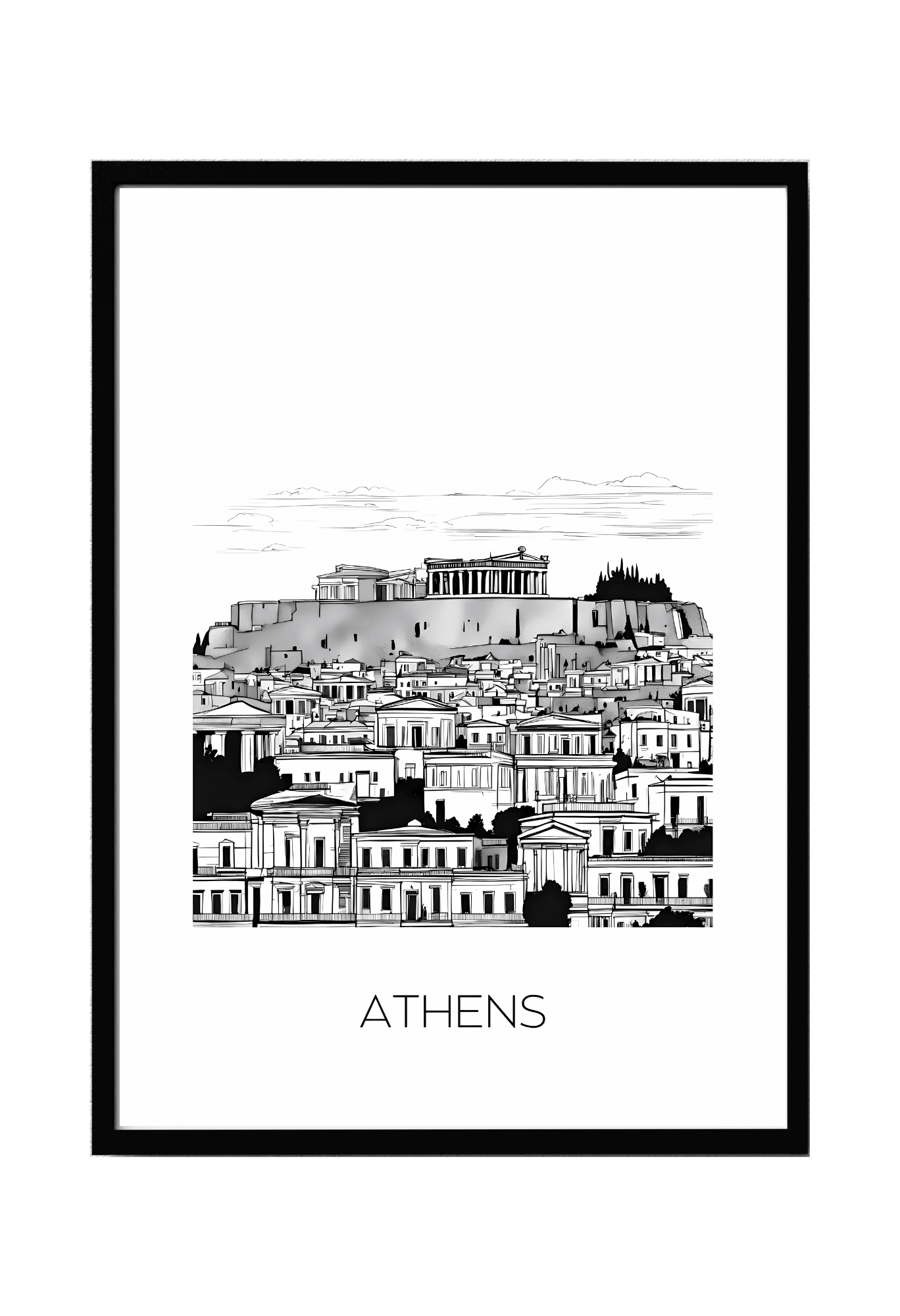 World City Skylines Wall Art