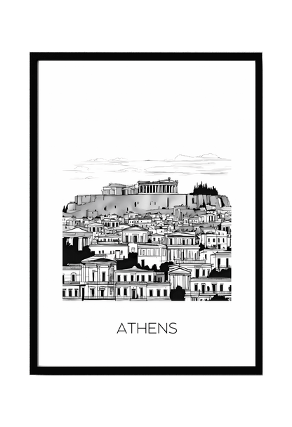 World City Skylines Wall Art