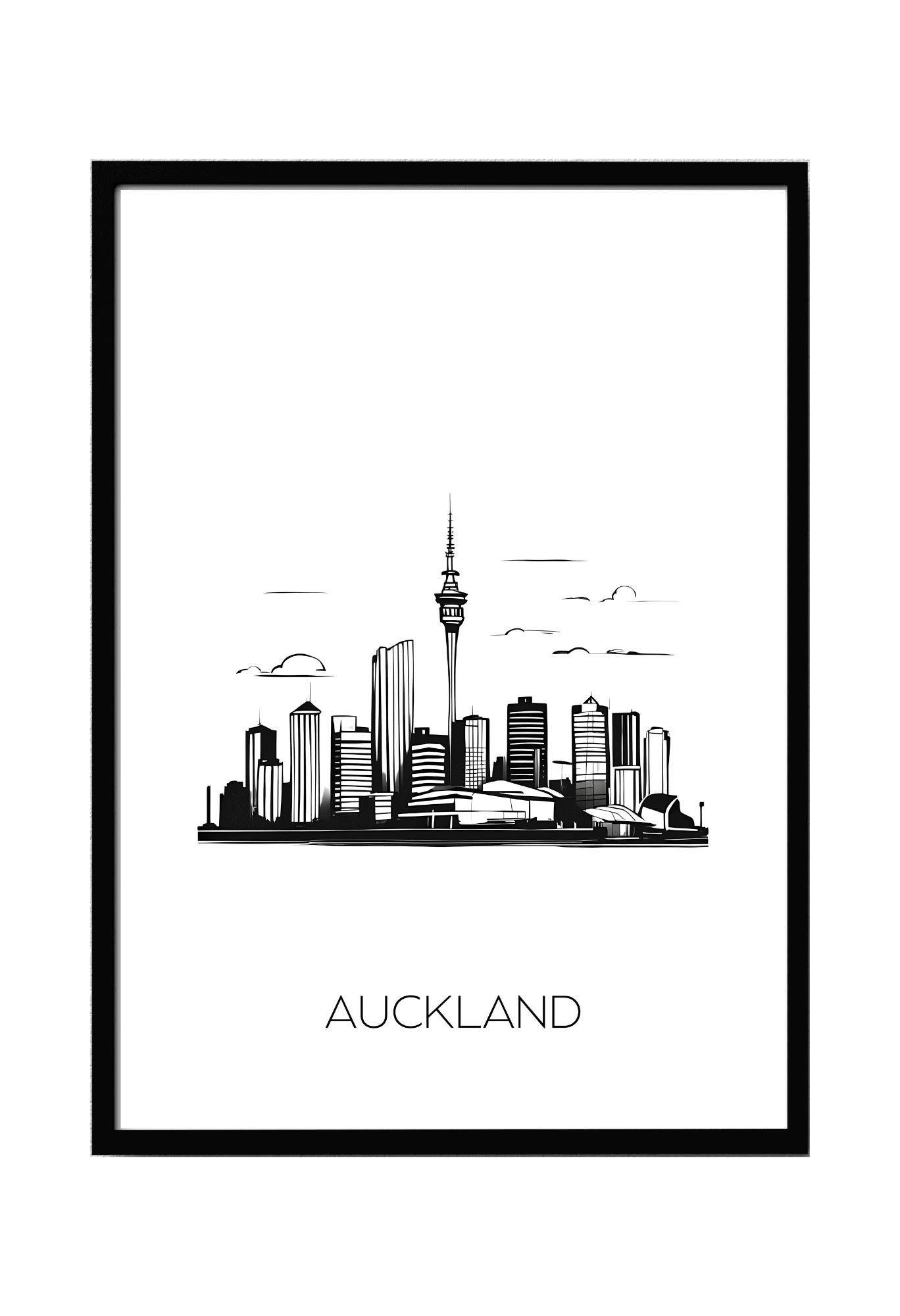 World City Skylines Wall Art