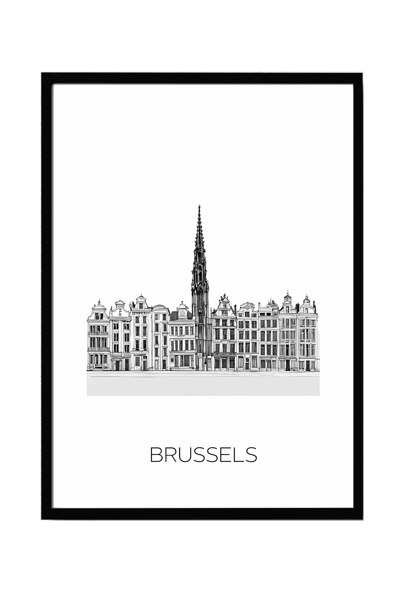 World City Skylines Wall Art