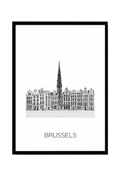 World City Skylines Wall Art