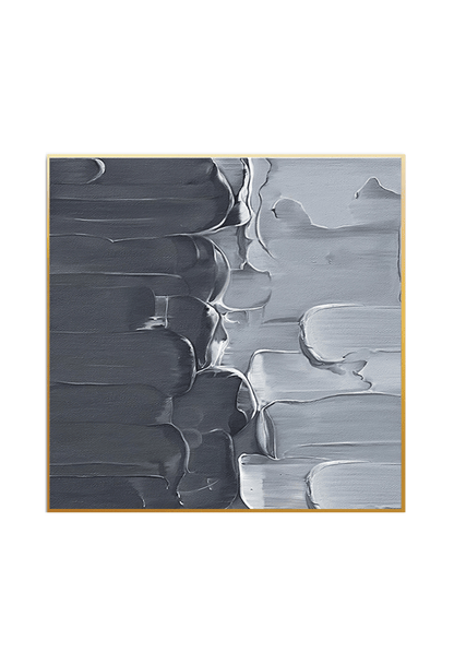CP024025026 Black, White and Gray Abstract Design Canvas Prints Wall Decor