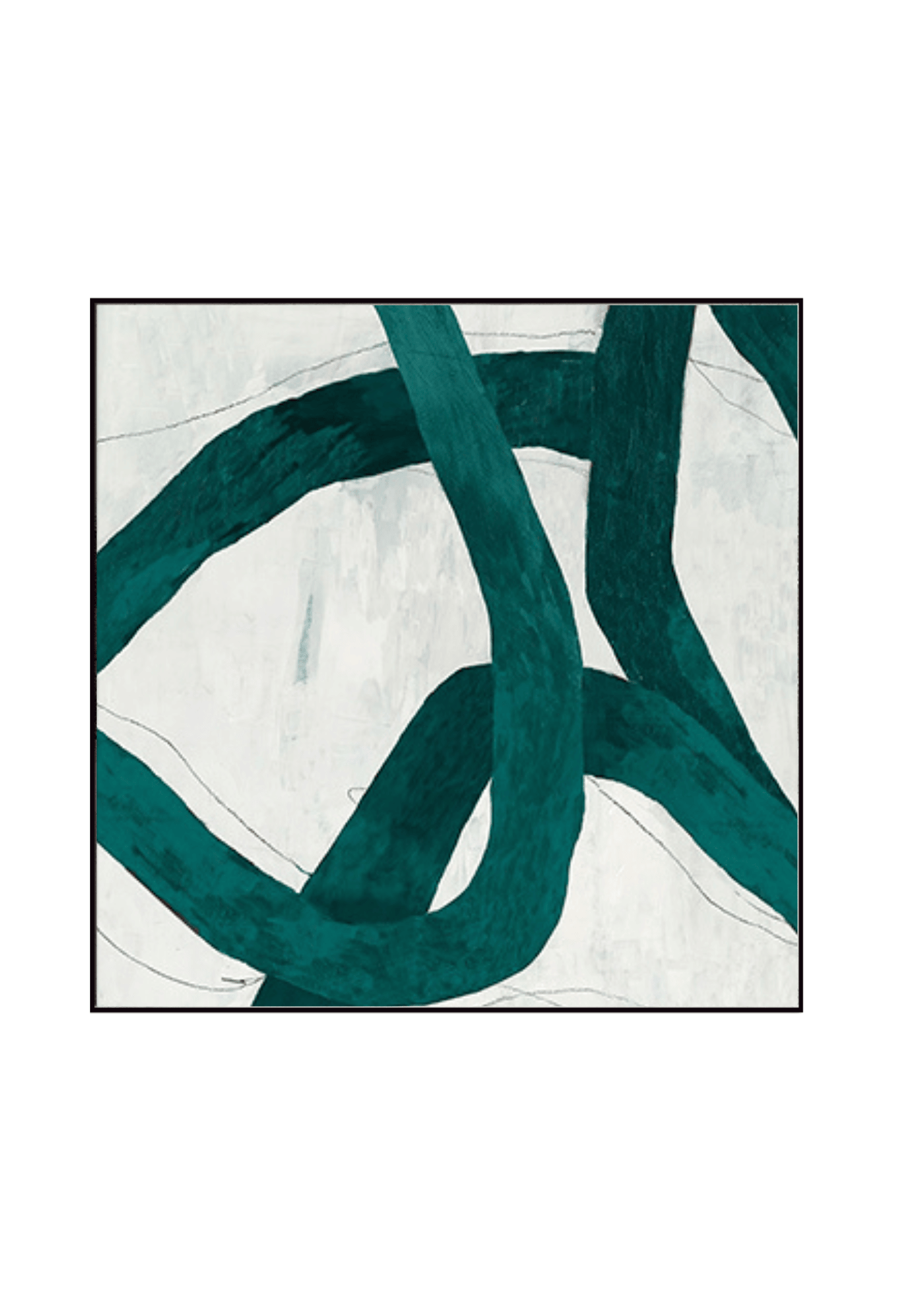CP033034 Modern Shades of Green Abstract Design Canvas Prints Wall Decor
