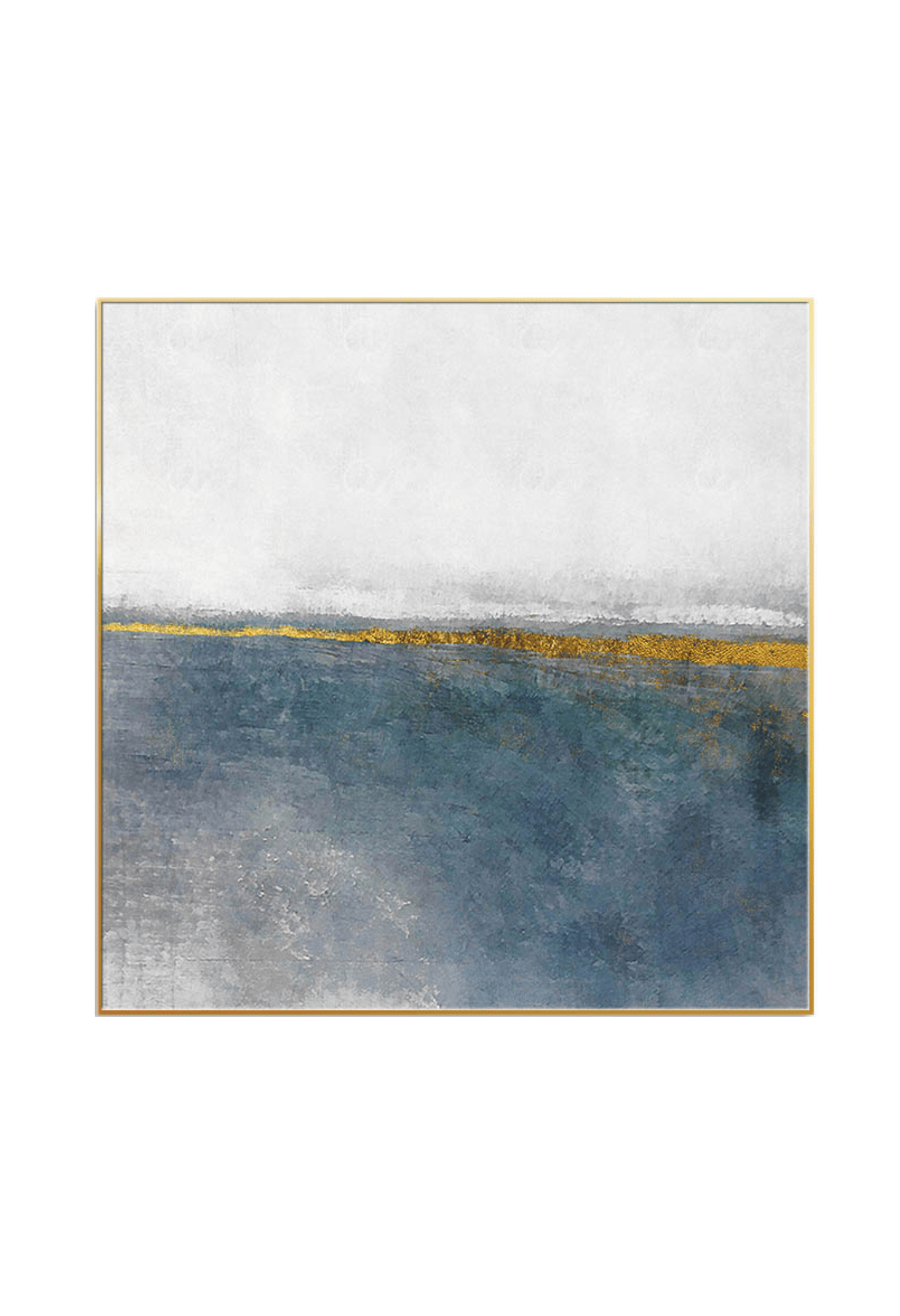CP042043 Blue and Gold Abstract Design Canvas Prints Wall Decor