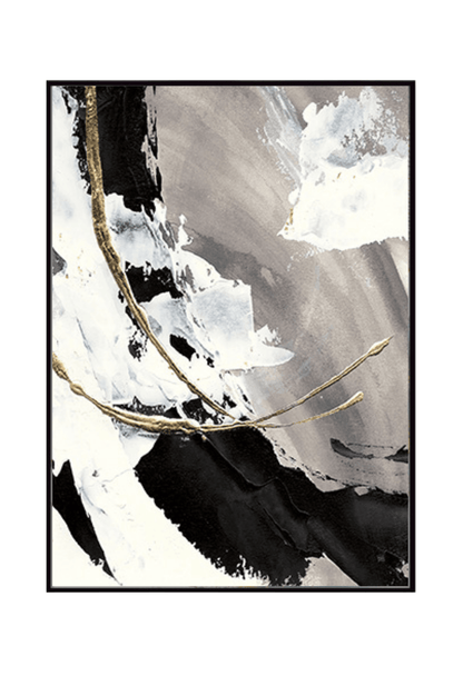 CP056057 Abstract Black, Brown and White Canvas Prints Wall Decor