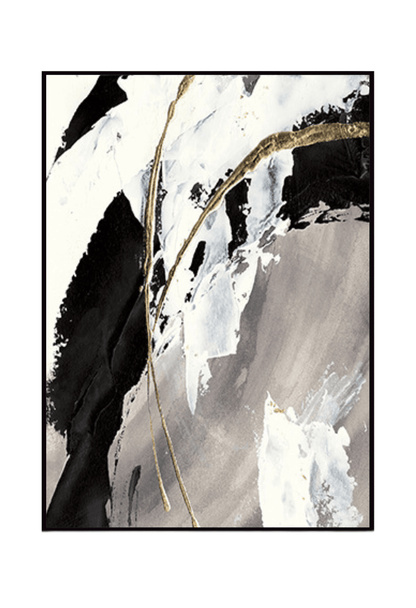 CP056057 Abstract Black, Brown and White Canvas Prints Wall Decor