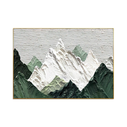 CP147 Green Abstract Canvas Print Wall Decor