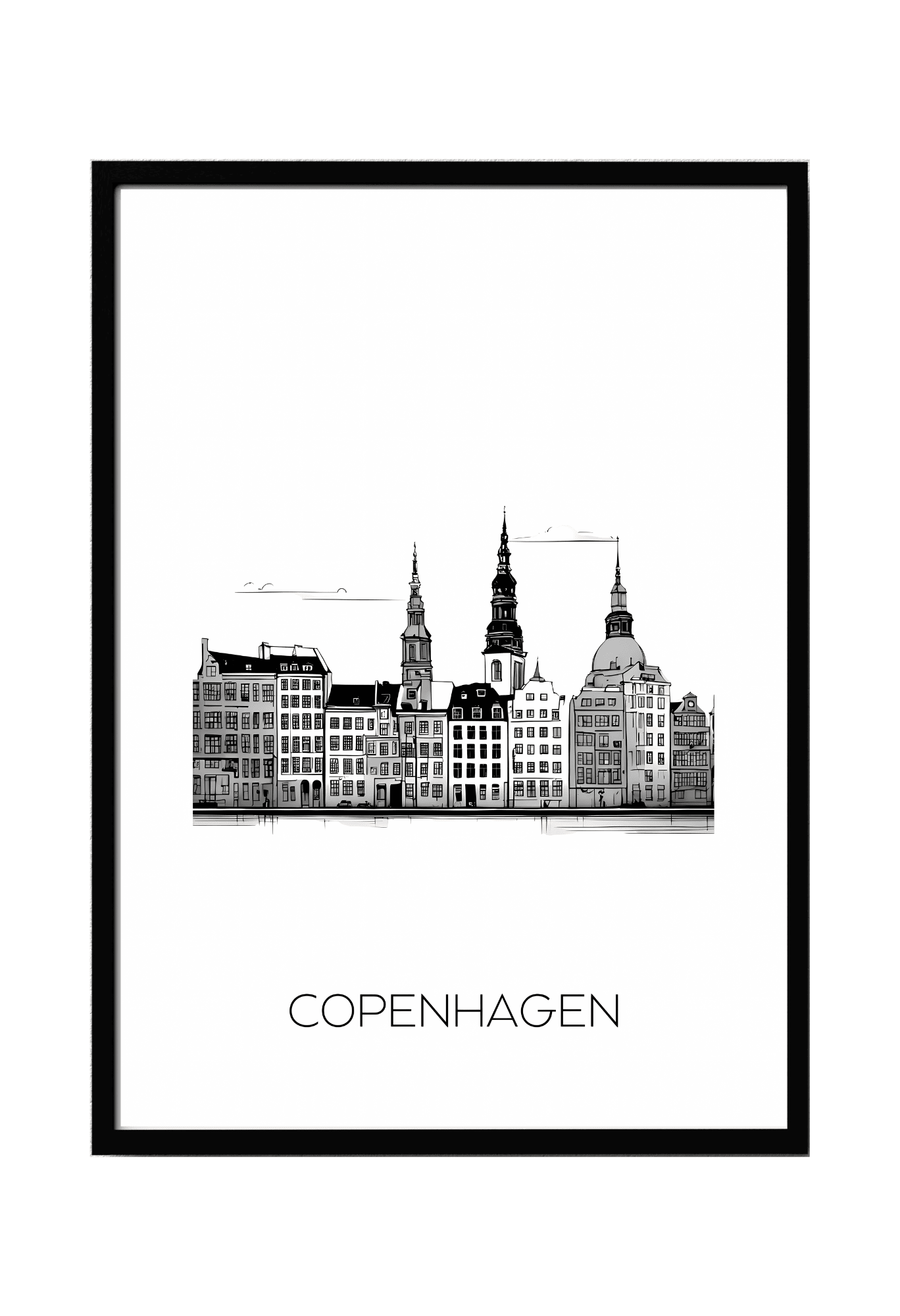 World City Skylines Wall Art