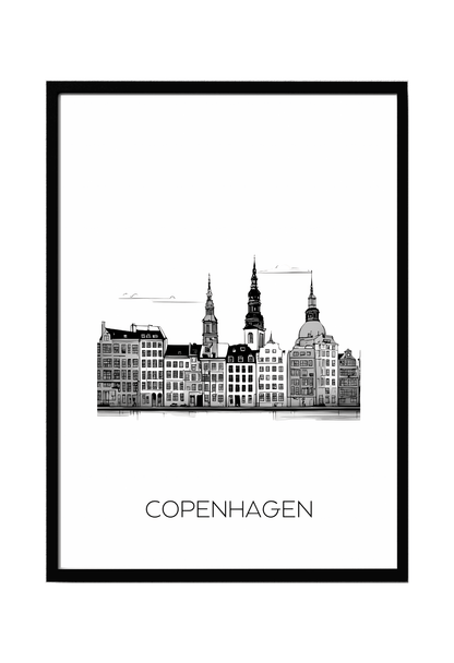 World City Skylines Wall Art