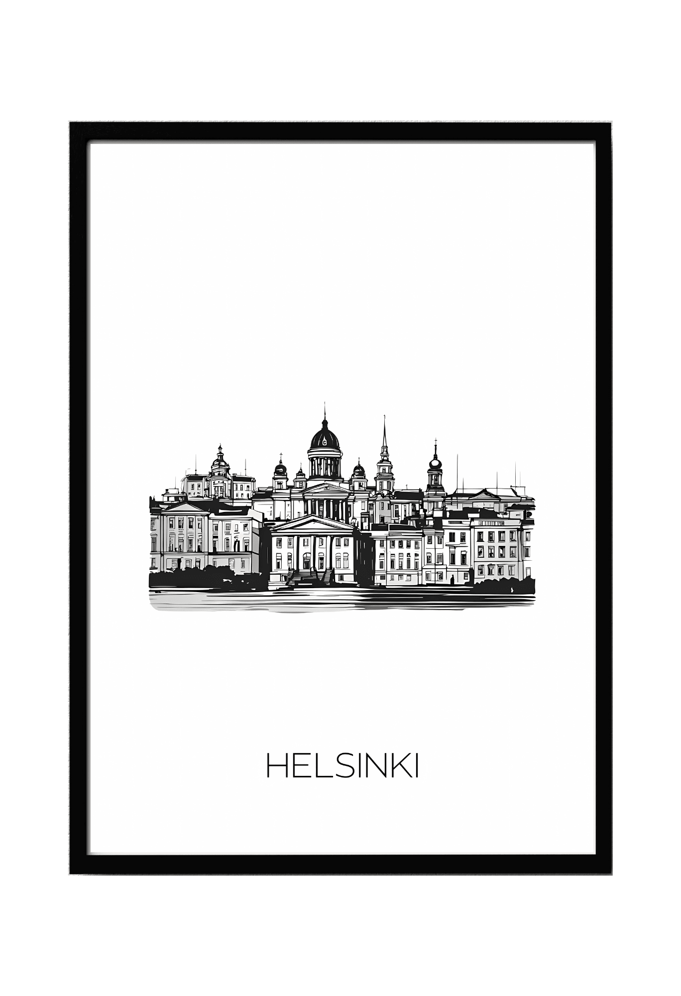 World City Skylines Wall Art